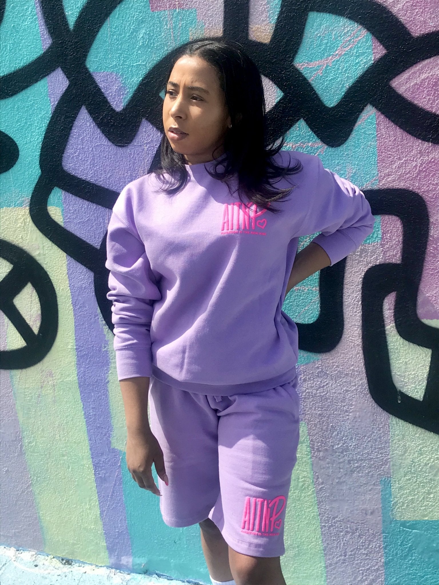 AITNP Springtime Crewneck Essentials - Ambition Is The New Pink