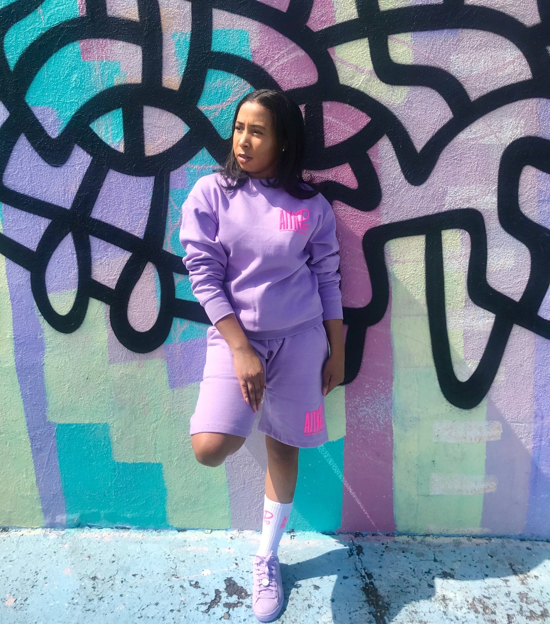 AITNP Springtime Sweat Short Essentials - Ambition Is The New Pink